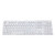 dalismotemp 104Pcs/Set Key Cap Universal Ergonomic ABS High-end Backlit Keycap or Mechanical Keyboard Multicolor Keycap White
