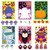 24 Sheets Make Your Own Halloween Sticker, DIY Make A Face Stickers for Halloween Party Games, Make Your Own Jack O Lantern Stickers Halloween Crafts Activities Party Favors 6 Pattern Designs