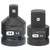 Resze 2PCS Impact Socket Adapter and Reducer Set,3/4"to 1/2" & 1/2"to 3/4" Drive Socket Adapter Set, Square Adapter Breaker Bar Wrench Conversion Kit Mechanic tools