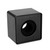 Foxnovo Square Cube Shaped Interview Mic Microphone Logo Flag Station Logo