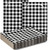 Barydat 24 Pcs Black and White Buffalo Plaid Party Serving Tray, Gingham Checkered Paper Disposable Tray Platter for Picnic Birthday Fall Thanksgiving Christmas Party