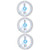Lurrose 3pcs Rotary Tool Circle Drawing Tool Circle Protractor Tool Swing Arm Angle Protractor Practical Protractor Tool Math Geometry Protractor Drawing Ruler Major Student Plastic
