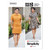 Simplicity Misses' Belt and Mini Dress Sewing Pattern Kit, Code S9463, Sizes 6-8-10-12-14, Multicolor