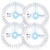 GATHINESS 4pcs Protractor Circular Protractor Ruler School Protractor Professional Circle Protractor Student Protractors Math Geometry Protractor Portable Horns Child Plastic