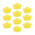 PATIKIL 1.2 Inch Hummingbird Feeder Replacement Flowers, 16 Pack Bird Feeder Flowers Hummingbird Feeding Ports Feeders for Outdoors Hanging Feeders, Yellow