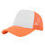 Adjustable Baseball Hat Mesh Snapback Plain Cap Baseball Cap Men's Women's Retro Trucker Hat for Outdoor Sports Orange