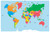 World Map Laminated Chart
