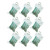 10pcs First Aid CPR Mask with Keychain CPR FACE Shield Pocket AED PVC CPR face Sheild