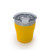 Tahoe Trails 10 oz Stainless Steel Tumbler Vacuum Insulated Double Wall Travel Cup With Lid, Yellow