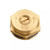 Orbit 2pk 15' Radius Spray Half Pattern Brass Sprinkler Nozzle Male Thread
