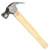 Kingman Curved Claw Hammer with Wooden Handle (8 Ounce)