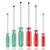 SKZIRI Phillips and Flat Head Screwdriver Set 6Pcs, 3 Phillips and 3 Flat Head Screwdriver with Magnetic Tips
