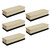 Chalkboard Eraser, Felt Wood Chalk Eraser, Chalkboard Erasers for Blackboard, Campus Style Dry Erase Eraser, Wood Whiteboard Erasers for Teachers and Kids (5)