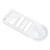VILLCASE Ruler Measuring Templates Clear Measuring Tool Measuring Draft Supplies Geometric Circle Template Drawing Drafting Templates Multitools Stencil Student Use Precision Plastic White