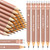 Crtiin 50 Pcs Wedding Pencils for Bridal Shower Half Pencils with Eraser Game Pencils Mini Golf Pencils 4 Inch Short Pocket Pre Sharpened Pencil for Wedding Presents, Classroom, School (Rose Gold)