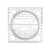 Multifunctional Drawing Ruler Measuring Tool Roatating Angle Circle Geometric Line Drawing Template for School Office Student Teacher Designer