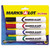 Avery 24409 Marks-A-Lot Desk-Style Dry Erase Marker, Chisel Tip, Assorted, 4/Set