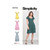 Simplicity Misses' V-Neck Dresses Sewing Pattern Kit, Code S9703, Sizes 4-6-8-10-12, Multicolor