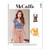 McCall's Misses' Knit Surplice Top Sewing Pattern Kit, Code M8219, Sizes 6-8-10-12-14, Multicolor