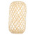 WHAMVOX Bamboo Lantern Bamboo Pendant Rattan Lamp Miniature Lamp Shades Chandelier Lamp Shades Rattan Chandelier Lamp Decorative Ceiling Tiles Replacement Lampshade Wicker Small Lights
