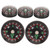 Kisangel 5Pcs Mini Compass Mini Accessories Kids Compass Pocket Compass Backpack Compass Field Compass Watch Band Compass Outdoor Climbing Compass Camping Accessories Compass Small Portable