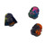 Set of 3 Recycled Crayon multi color Space Crayons - Galaxy party favors - Kids Prize - Dark Side - Stormtrooper Darth Vader