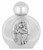 Venerare Small Glass Holy Water Bottle (Saint Christopher)