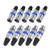 MHtech 5 Pairs 3 Pin XLR Connectors Male and Female Microphone Mic Cable Plug Connector Audio Socket, 10 Pack