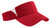 Sport-Tek Dry Zone Colorblock Visor OSFA True Red/White