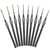 10Pcs Miniature Paint Brushes, Fine Paint Brushes for Acrylic Painting, Detailing Paint Brush Set, Detail Mini Paint Brush Suitable for Watercolor, Oil, Models, Face, Warhammer 40k