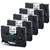 5 Pack Ptouch Label Tape,TZe-N231 Tape 12mm 0.47 Inch Non-Laminated White Compatible with Brother P-Touch Label Maker PT-D210 PT-H110 PT- D600 PT-1230PC PT-P700,TZe TZ Tape, Black on White,8m 26.2ft