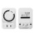12 Hour Electrical Mechanical Timer Wall Plug Time Switch Digital Countdown Timer Socket 2 Prong Outlet