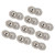 VILLCASE 10pcs Leather Kit Buttons for Clothes Alloy Flower Snap Fastener Leather Buttons Sew on Snaps Snap Buttons Snaps for Leather Metal Buttons Press Magnetic Buttons Stud Hidden Buckle