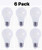 SuperBulb 60 Watt Equivalent, Soft White, Non-Dimmable A19 LED Light Bulb (6 Pack)