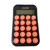 AFBORD Desktop Calculator Solar Powered Battery Operated 10 Digits Round Buttons Large LCD Display Portable Finance Calculator Office Supplies Black