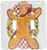 3dRose lsp_35819_2  Gingerbread Man Double Toggle Switch