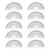 ccHuDE 20 Pcs 180 Degrees Plastic Protractors Clear Math Protractor Angle Measurement Rulers Small Flexible Protractor for School Students