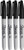 Sharpie Permanent Markers, Fine Point, Black Ink - 4-Pack