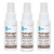 (3 Pack) Globe Hydrogen Peroxide 3% First Aid Antiseptic Topical Solution USP Spray Bottle, 2 Fl. Oz Convenient Pump Spray Bottle