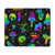 Psychedelic Mushroom Rainbow Moon Mouse Pad with Stitched Edges Laptops Keyboard Mouse Mat Desk Pad Gaming Mouse Pad
