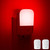 LOHAS Red Night Light[2 Pack], Night Lights Plug into Wall with Dusk to Dawn Sensor, Brightness Adjustable 30/60LM, LED Nightlight for Bedroom, Bathroom, Kitchen, Hallway, Kids Room, Stairs