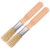 Lurrose 2pcs Cleaning Wax Brushes Paint Brush Brushes for Furniture Stencils Brushes Oil Painting Brushes Art Brush Paint Stencil Paint Bristle Brush Bulk Watercolor Brush Wooden