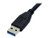 StarTech.com 0.5m (1.5ft) Black SuperSpeed USB 3.0 Cable A to Micro B - USB 3.0 Micro B Cable - 1x USB 3 A (M), 1x USB 3 Micro B (M) 50cm(USB3AUB50CMB)