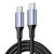 YLNANMI USB C to USB C Monitor Cable - 3.3FT 10Gbps Data Transfer 3.1 Gen 2 Cable, 4K Video Output, 100W PD Fast Charging with Thunderbolt 3- Compatible with MacBook Pro, iPad Pro, Galaxy S21.