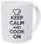 Wampumtuk Keep Calm And Cook On Chef Hat 11 Ounces Funny Coffee Mug