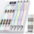 Nicpro 4PCS Pastel Mechanical Pencil 0.5mm, Cute Fast Click Mechanical Pencils Set with 100PCS HB Lead Refills, Erasers and Eraser Refills, Aesthetic Mechanical Pencils for Writing, Drawing, Sketching