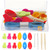 TEHAUX 1 Box Threader Easy Thread Seam Rippers for Sewing Cross Needles Sewing Needle Thread Kit Sewing Needles Cross Stitch Kit Needle Threading Tool Hand Sewing Plastic Threading Needle