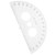 STOBOK 180 Semicircle Protractor Plastic Multi-Function Ruler Stationery Protractor Geometry Protractors Kids Tape Measure Portable Measuring Ruler Stationery Ruler Child Multifunction
