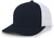 Pacific Headwear Snapback Trucker, Navy/White,Orange