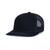 Pacific Headwear Standard Contrast Stitch Trucker Snapback, Black/Graphite